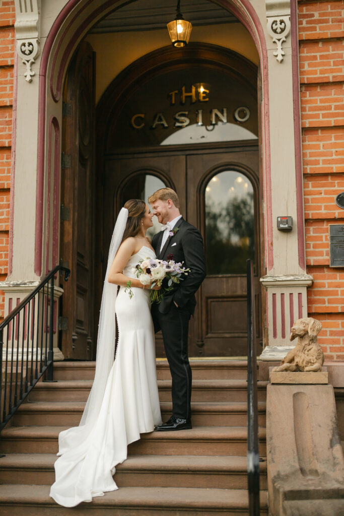 canfield casino wedding couple